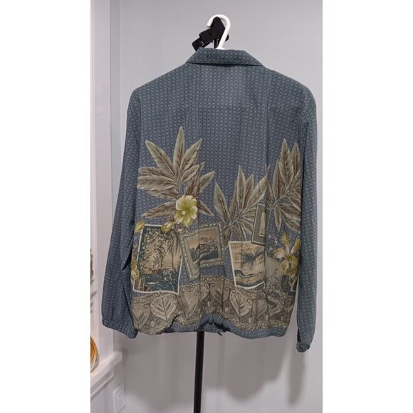 Medium Women's Teddi Shirt With Tropical Safari Hawaiian Beach Zebra Theme - Picture 7 of 8